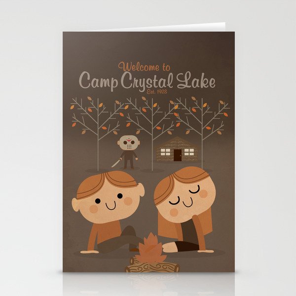 welcome to camp crystal lake Stationery Cards