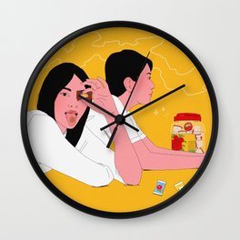 Asian Nostalgia Snacks - Candy Wall Clock
