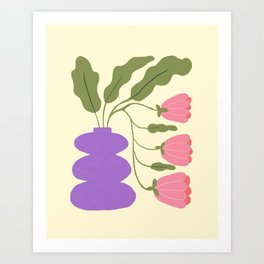 Purple Vase Art Print