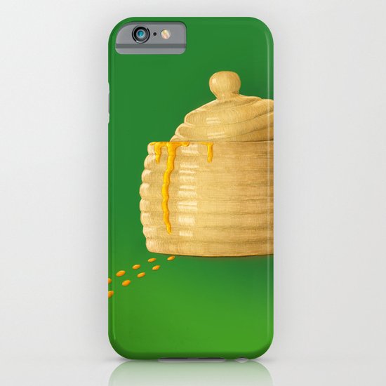 Dip Into The Honey Jar - Green Painting iPhone & iPod Case