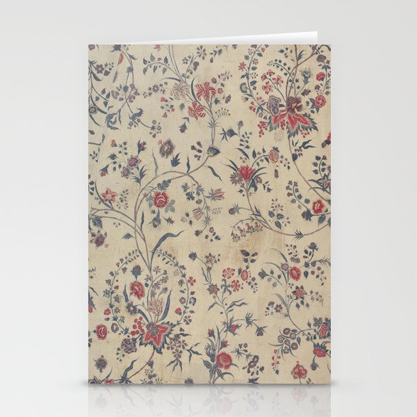 Antique Meandering Floral Vines Chintz Stationery Cards