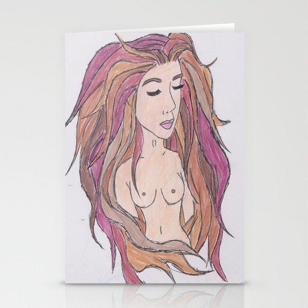 Beauty and the Hair Stationery Cards