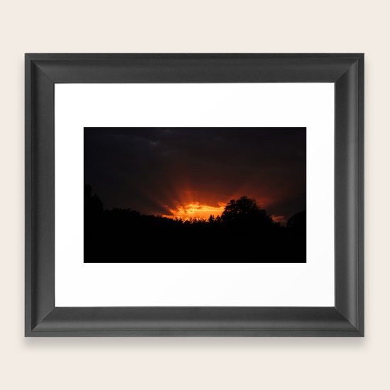 Sunset Framed Art Print