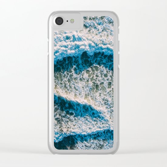 Crashing Waves Clear iPhone Case