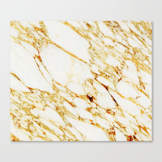 Gold Marble #society6 #decor #buyart #marble Canvas Print