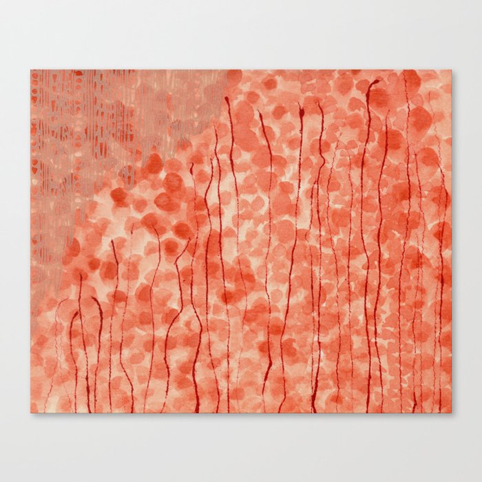 Dappled Coral Canvas Print