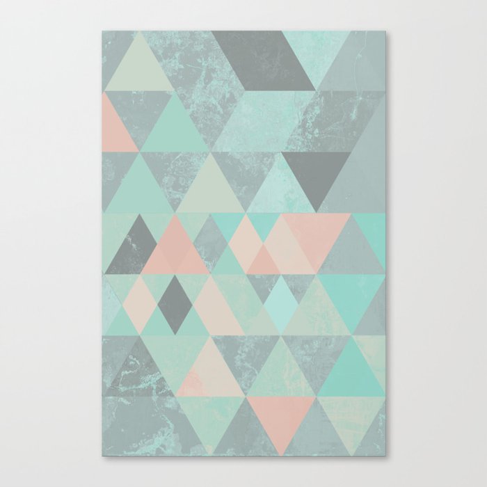 ABSTRACT GEOMETRIC COMPOSITION 6 Canvas Print