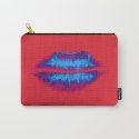 Crystalline Lips Carry-All Pouch