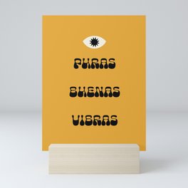 Puras Buenas Vibras Mini Art Print