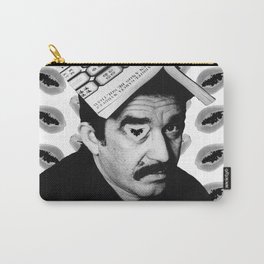 Gabriel García Márquez Carry-All Pouch | Pop Art, Marquez, Popart, Onhundred, Black And White, Books, Solitude, Design, Print, Home 