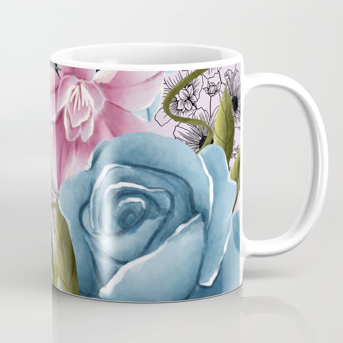 Colorful flowers home art Coffee Mug