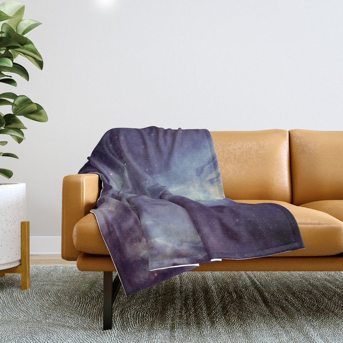 Space Nebula Throw Blanket
