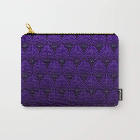 Variations on a Feather II - Raven Wing Carry-All Pouch