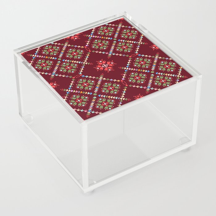 Traditional Ukrainian Folk Design II Acrylic Box