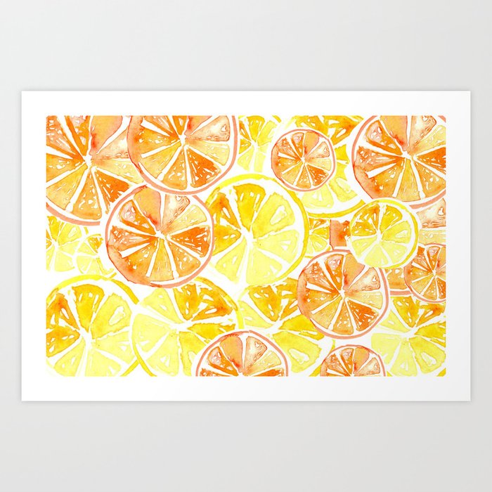 Citrus Celebration Art Print