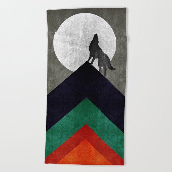 The Wolf Beach Towel