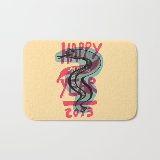 Happy New Year / 2013 Bath Mat