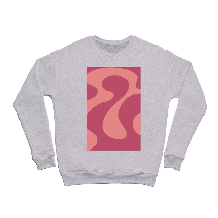 In the Mood for Pink Retro Crewneck Sweatshirt