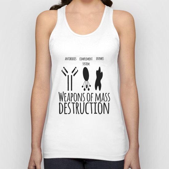 Weapons of mass destruction Unisex Tank Top