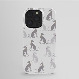 Whippet Pattern iPhone Case