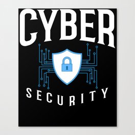 Cyber Security Analyst Engineer Computer Training Canvas Print