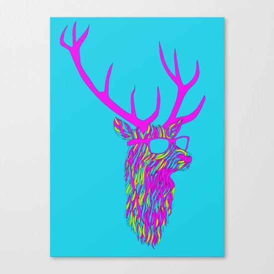 Party deer Canvas Print