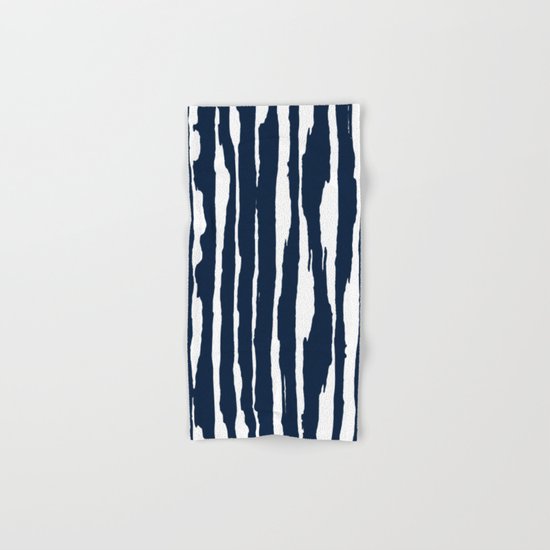 Blue- White- Stripe - Stripes - Marine - Maritime - Navy - Sea - Beach - Summer - Sailor 5 Hand & Bath Towel