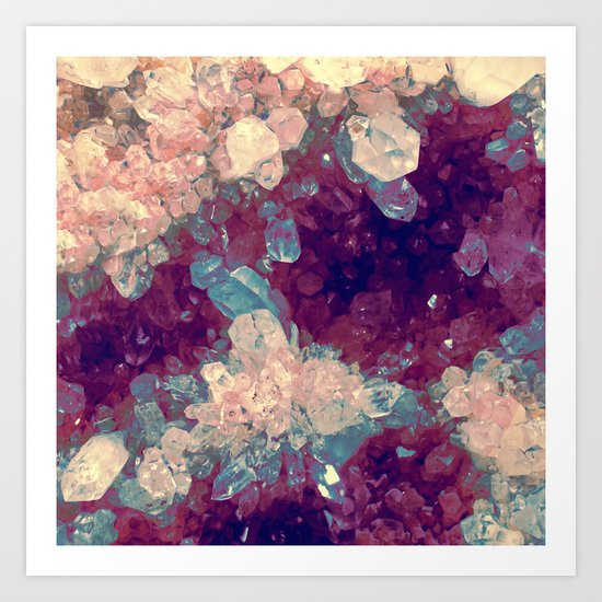 Raw Quartz Art Print