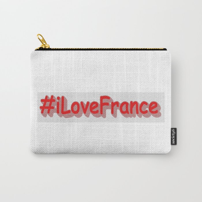 "#iLoveFrance" Cute Design. Buy Now Carry-All Pouch