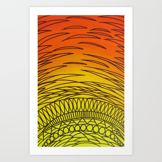 Sunset Art Print