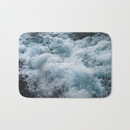 Ocean Waves Bath Mat