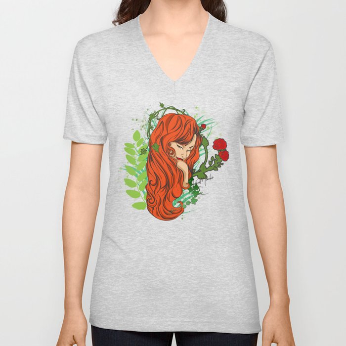 Poison Ivy V Neck T Shirt