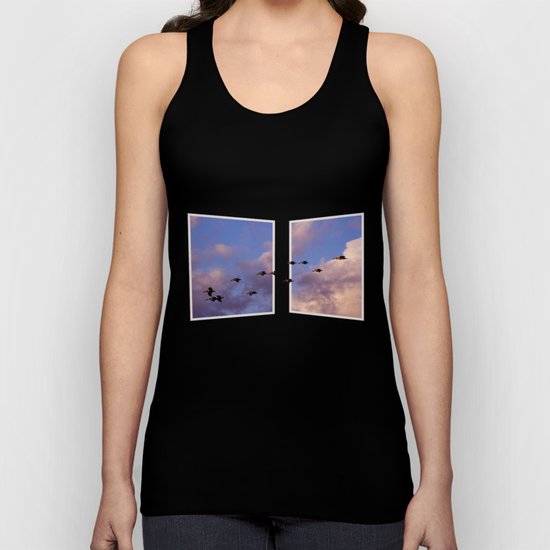 Flying Across Unisex Tank Top