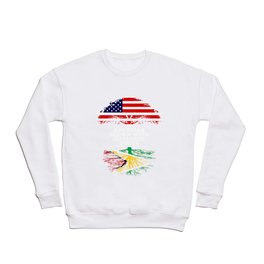 American Grown With Guyanese Roots Crewneck Sweatshirt