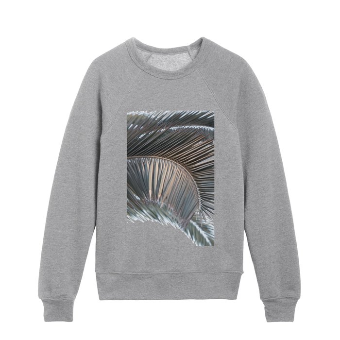 Sunset Palm Leaves #1 #tropical #wall #art #society6 Kids Crewneck