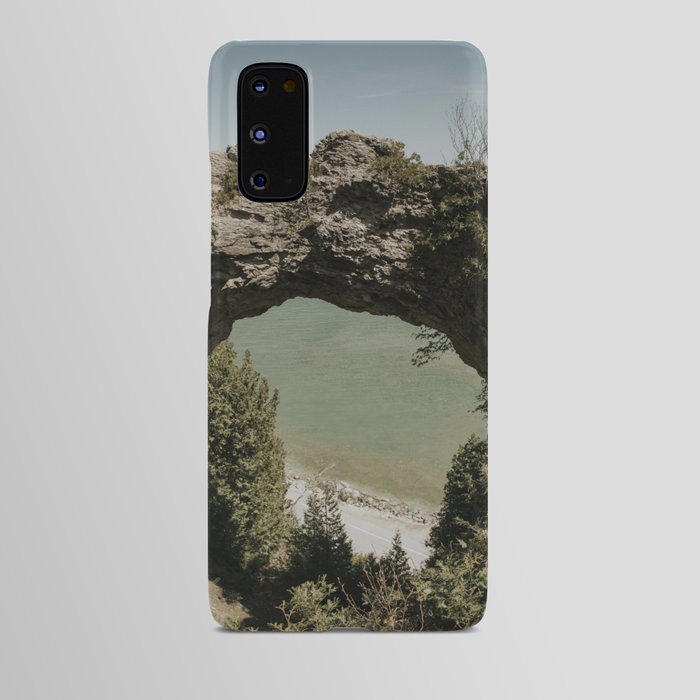 Arch Rock on Mackinac Island in Michigan Android Case
