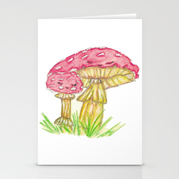 Mushrooms Stationery Cards