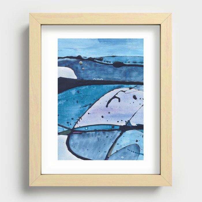 Journey to the Sea Part 1 by Jess Cargill Recessed Framed Print