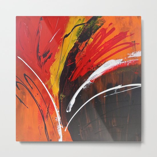 Burn Metal Print