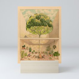 Round Tree Mini Art Print