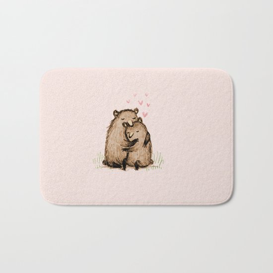 Bearlentines Bath Mat