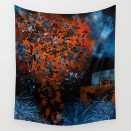 Autumn Haunting Wall Tapestry