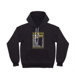 Gemini Star Sign Gift Facts Hoody