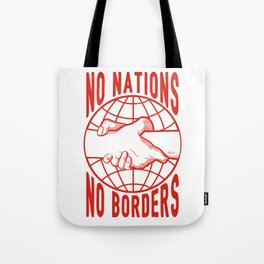 No Nations No Borders Tote Bag