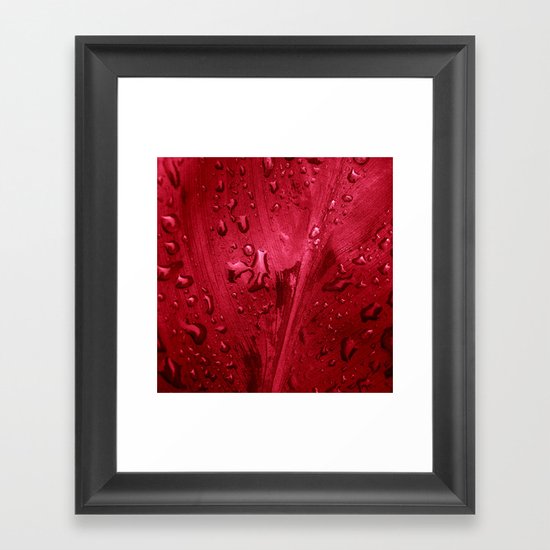 red passion II Framed Art Print