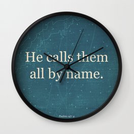 He Calls Them All By Name. Wall Clock
