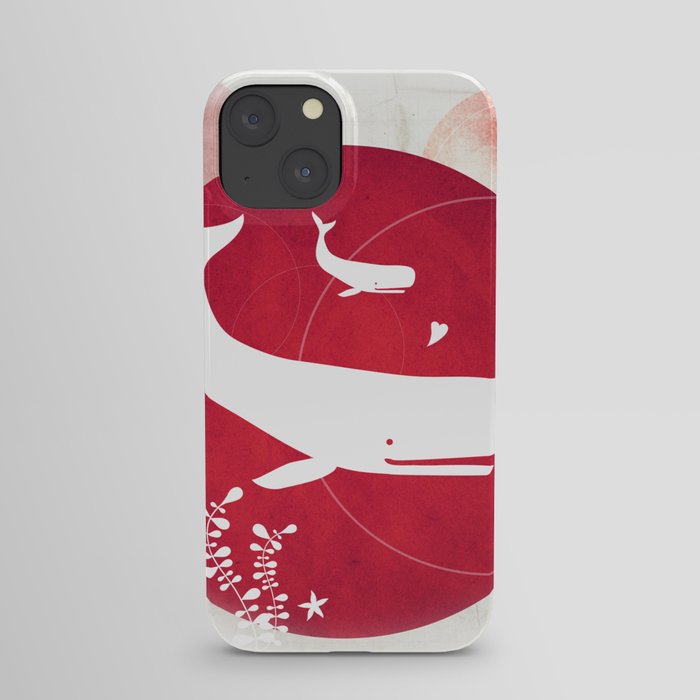 Ocean Series - Mama Whale iPhone Case