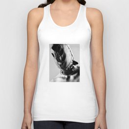 Male man with a bdsm mask Unisex Tank Top