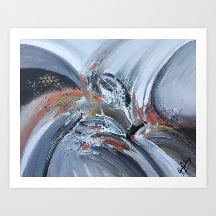 Heavy Metal Art Print By Joeysantiagofineart Society6
