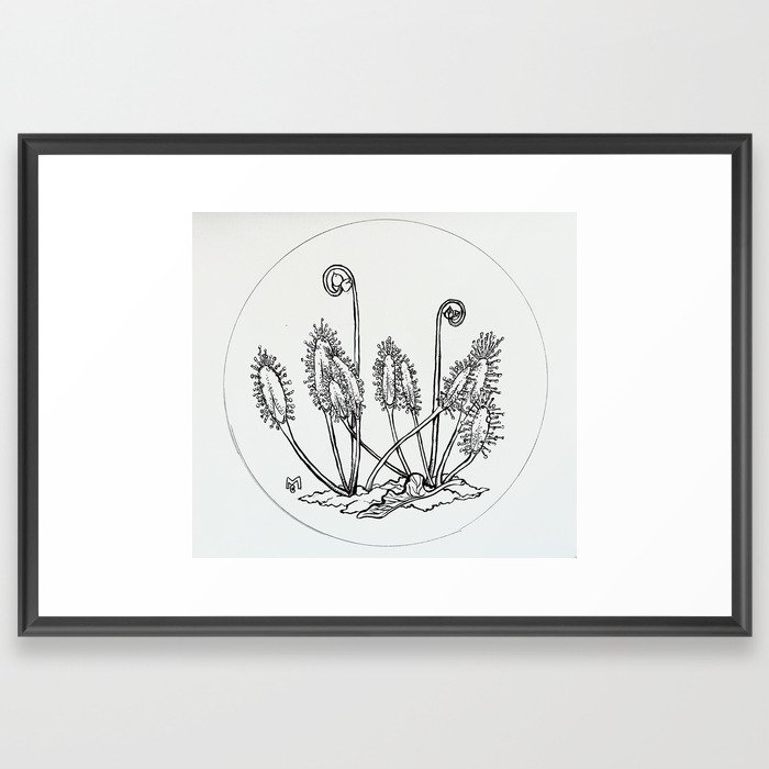 Deathly Dew Framed Art Print